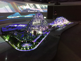 上海天安千樹3D  Mapping數(shù)字沙盤投影互動演繹